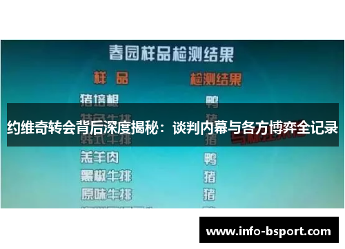 约维奇转会背后深度揭秘：谈判内幕与各方博弈全记录