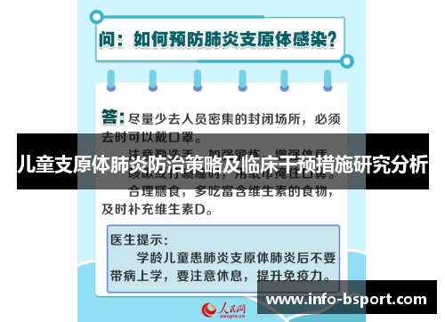 儿童支原体肺炎防治策略及临床干预措施研究分析
