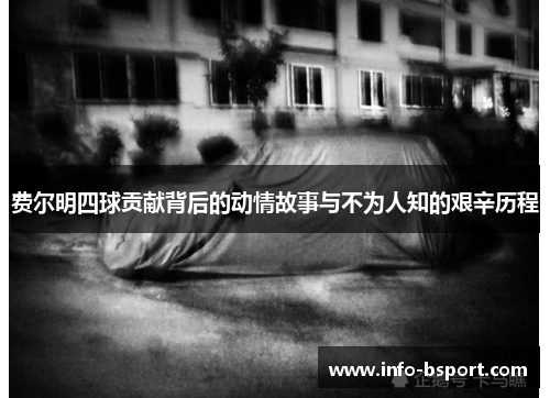 费尔明四球贡献背后的动情故事与不为人知的艰辛历程 费尔明四球贡献背后的动情故事与不为人知的艰辛历程